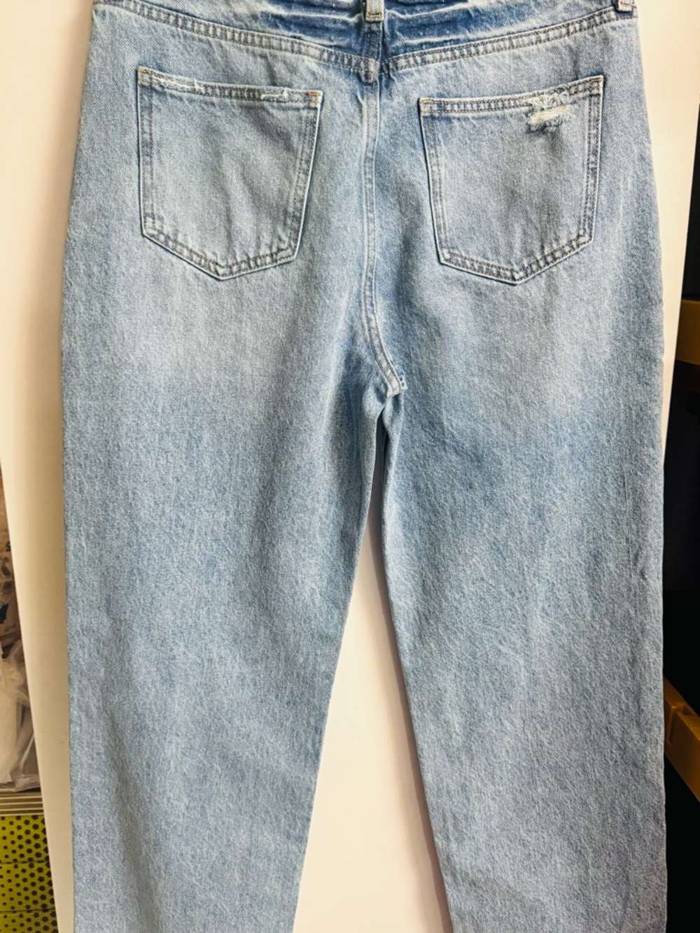 Altar’d State Light Wash Distressed High-Rise Jeans - Picture 2 of 5